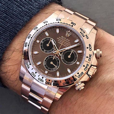 Rolex Daytona Rose Gold 116505 Chocolate Dial